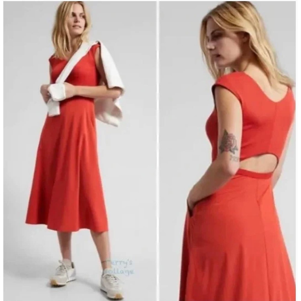 Athleta Ryder Sleeveless Midi Dress, Medium